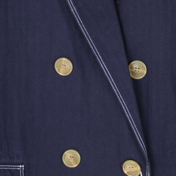 NWT Burberry Topstitched Double-breasted Coat - Picture 9 of 16